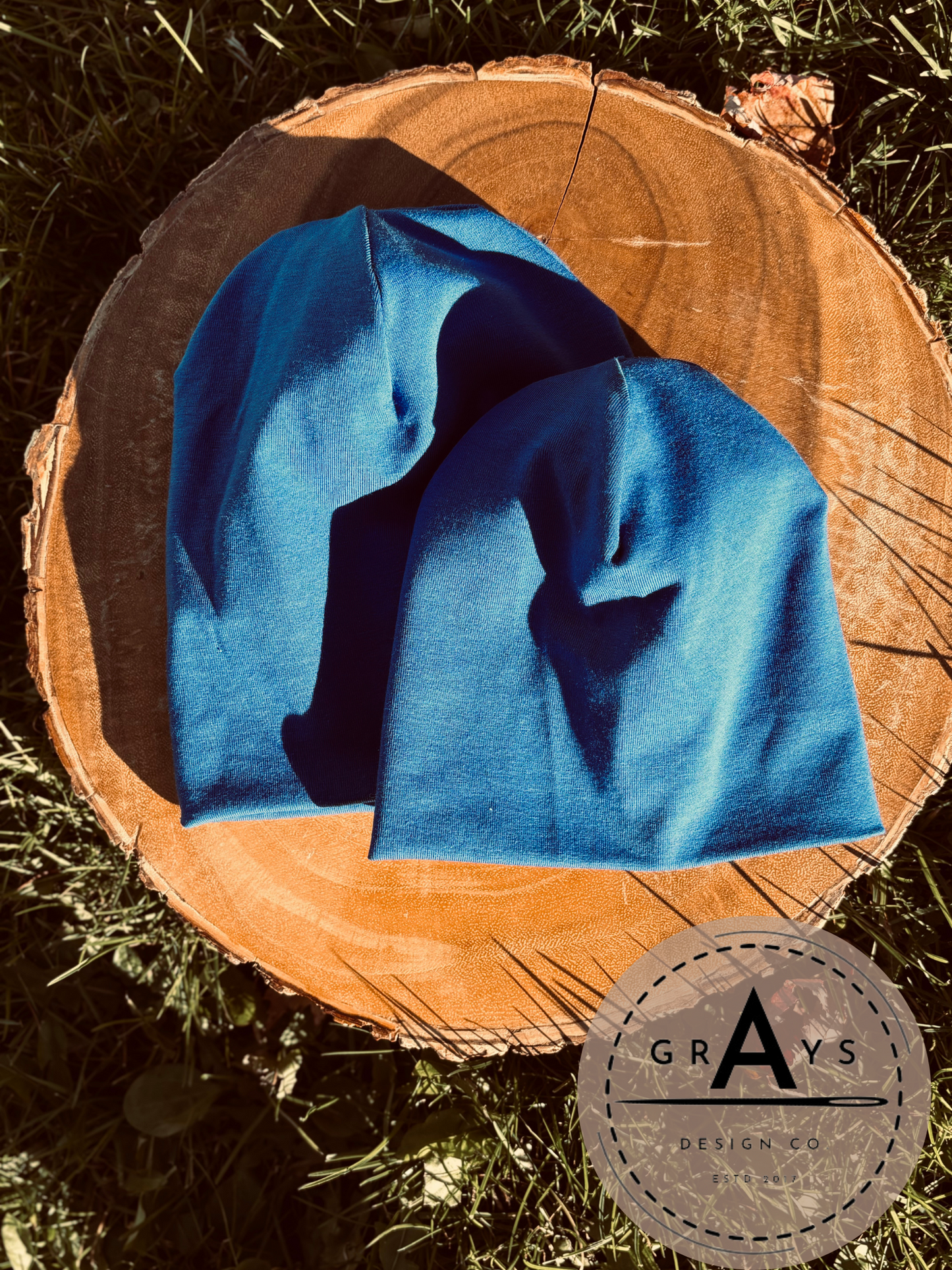 ROYAL BLUE REVERSIBLE SLOUCH BEANIE (Baby, Toddler, Child)